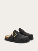 Ferragamo Gancini clog with rippled sole detail - Image 5